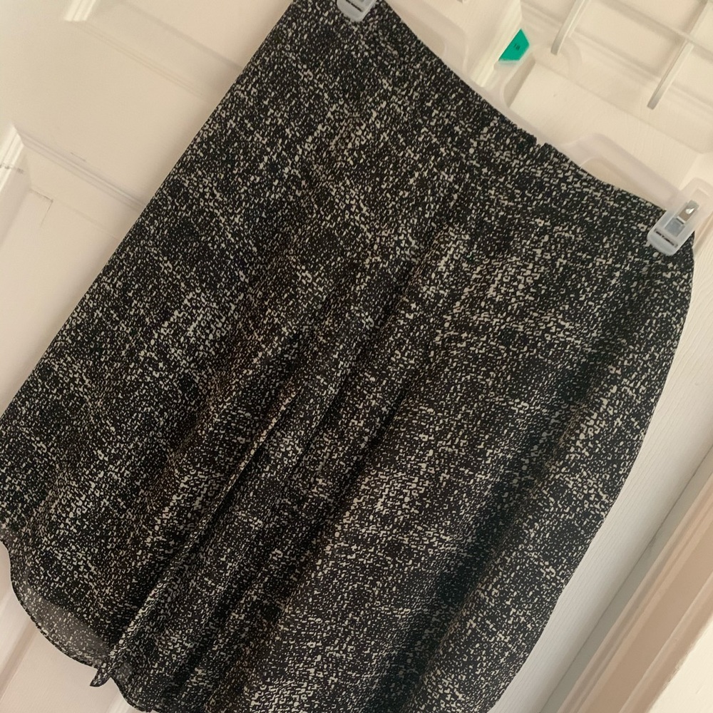 Black and white skirt